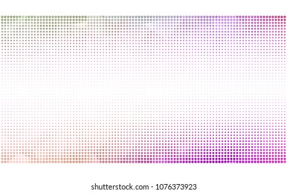 Light Pink, Green vector abstract pattern with circles. Geometry template for your business design. Background with colored spheres.