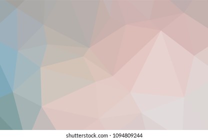 Light Pink, Green vector abstract mosaic pattern. Glitter abstract illustration with an elegant design. A completely new template for your business design.