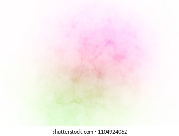 Light Pink, Green vector abstract mosaic background. Geometric illustration in Origami style with gradient.  A completely new template for your business design.