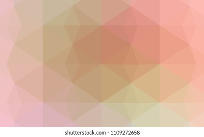 Light Pink, Green vector abstract mosaic background. Colorful illustration in polygonal style with gradient. Brand new design for your business.