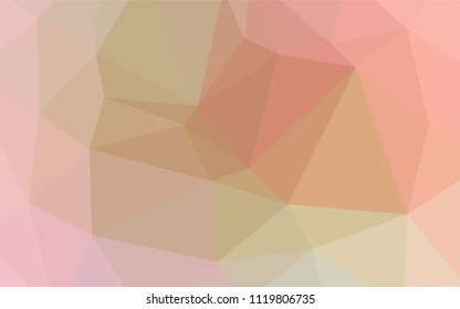 Light Pink, Green vector abstract polygonal template. A sample with polygonal shapes. The polygonal design can be used for your web site.