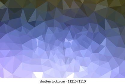 Light Pink, Green vector abstract polygonal pattern. Colorful illustration in abstract style with triangles. Completely new template for your banner.