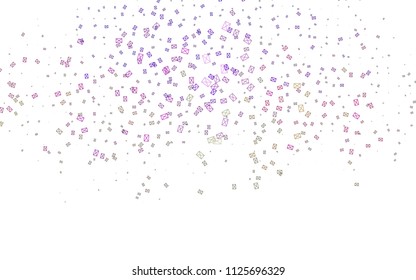 Light Pink, Green vector abstract colorful background, which consist of triangles. Pattern with colored triangles on white background.