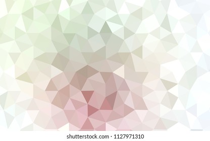 Light Pink, Green vector abstract polygonal background. Colorful illustration in polygonal style with gradient. Template for cell phone's backgrounds.