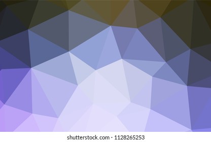 Light Pink, Green vector abstract polygonal template. Creative illustration in halftone style with triangles. Textured pattern for your backgrounds.