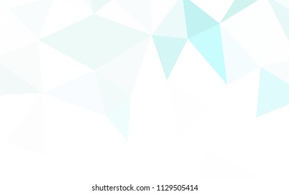 Light Pink, Green vector abstract polygonal pattern. Creative geometric illustration in Origami style with gradient. Textured pattern for your backgrounds.