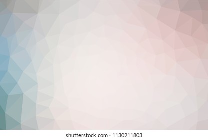 Light Pink, Green vector abstract polygonal pattern. Colorful illustration in abstract style with triangles. A new texture for your web site.