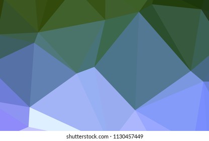 Light Pink, Green vector abstract polygonal pattern. Creative illustration in halftone style with gradient. Textured pattern can be used for background.