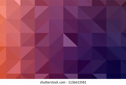 Light Pink, Green vector abstract polygonal pattern. Elegant bright polygonal illustration with gradient. Polygonal design for your web site.