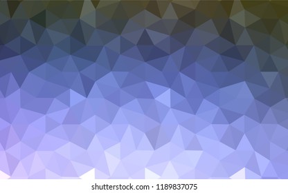 Light Pink, Green vector abstract mosaic backdrop. Geometric illustration in Origami style with gradient.  Completely new template for your banner.