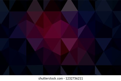 Light Pink, Green vector abstract polygonal pattern. Triangular geometric sample with gradient.  Brand new style for your business design.