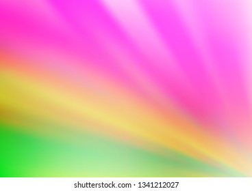 Light Pink, Green vector abstract blurred template. An elegant bright illustration with gradient. The best blurred design for your business.
