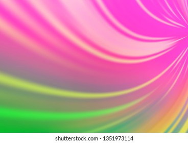 Light Pink, Green vector abstract template. Colorful abstract illustration with gradient. Brand new design for your business.