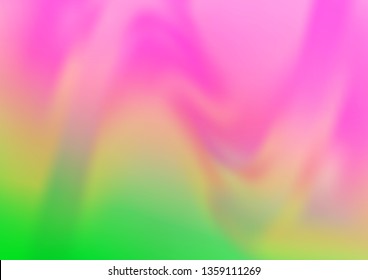 Light Pink, Green vector abstract background. Colorful illustration in abstract style with gradient. Brand new style for your business design.