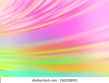 Light Pink, Green vector abstract background. A completely new color illustration in a bokeh style. The background for your creative designs.
