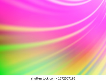 Light Pink, Green vector abstract bokeh pattern. An elegant bright illustration with gradient. The background for your creative designs.