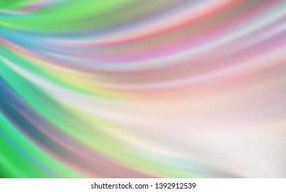 Light Pink, Green vector abstract layout. Glitter abstract illustration with gradient design. New style design for your brand book.
