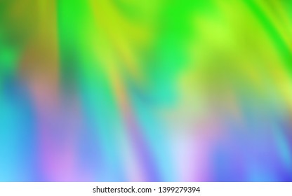 Light Pink, Green vector abstract blurred background. An elegant bright illustration with gradient. Elegant background for a brand book.