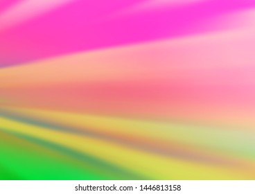 Light Pink, Green vector abstract blurred template. An elegant bright illustration with gradient. A completely new design for your business.