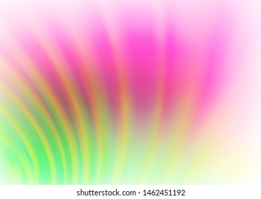 Light Pink, Green vector abstract blurred background. Creative illustration in halftone style with gradient. A new texture for your design.