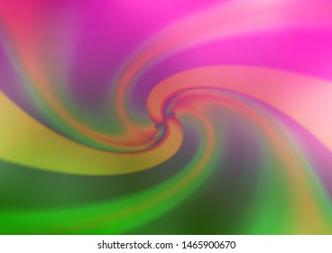 Light Pink, Green vector abstract bokeh pattern. Colorful illustration in abstract style with gradient. A completely new template for your design.