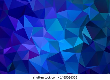 Light Pink, Green vector abstract polygonal pattern. Modern abstract illustration with triangles. Triangular pattern for your design.