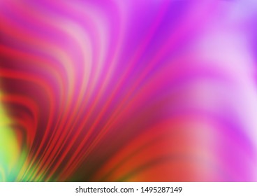 Light Pink, Green vector abstract bright background. A vague abstract illustration with gradient. The blurred design can be used for your web site.
