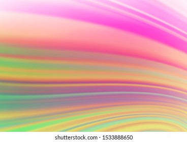 Light Pink, Green vector abstract blurred template. Glitter abstract illustration with an elegant design. The elegant pattern for brand book.