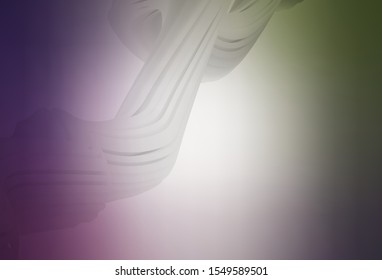 Light Pink, Green vector abstract layout. A completely new colored illustration in blur style. Blurred design for your web site.