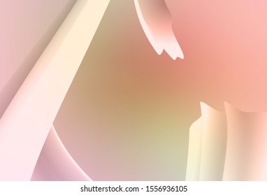 Light Pink, Green vector abstract bright template. Creative illustration in halftone style with gradient. New style design for your brand book.