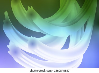 Light Pink, Green vector abstract layout. Creative illustration in halftone style with gradient. New design for your business.