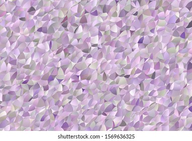 Light Pink, Green vector abstract mosaic backdrop. Creative illustration in halftone style with triangles. A completely new design for your leaflet.