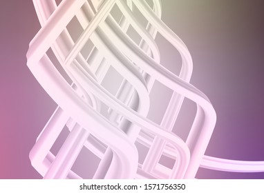 Light Pink, Green vector abstract layout. A completely new colored illustration in blur style. Background for designs.