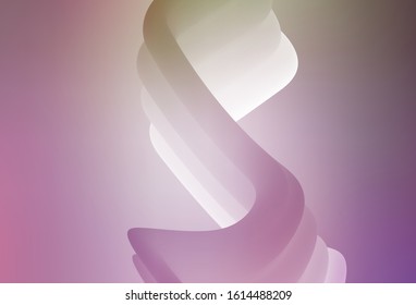 Light Pink, Green vector abstract bright template. New colored illustration in blur style with gradient. New style for your business design.