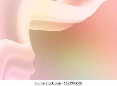 Light Pink, Green vector abstract blurred background. Glitter abstract illustration with gradient design. New style for your business design.