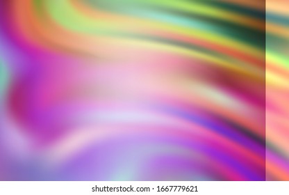 Light Pink, Green vector abstract blurred background. A completely new colored illustration in blur style. Background for a cell phone.