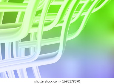 Light Pink, Green vector abstract layout. Glitter abstract illustration with gradient design. Blurred design for your web site.