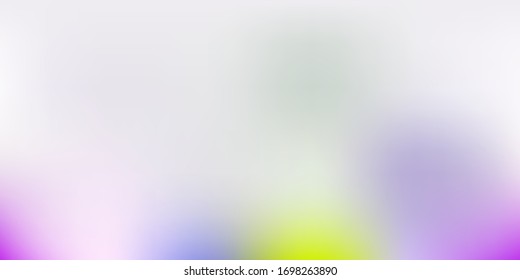 Textura clara rosa, vectorial verde abstracta. Ilustración abstracta de color con gradiente borroso. Diseño de páginas de destino.