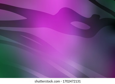 Light Pink, Green vector abstract blurred background. Abstract colorful illustration with gradient. The best blurred design for your business.