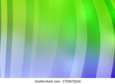 Fondo difuminado abstracto de vector verde claro. Nueva ilustración de color en estilo borroso con degradado. Diseño borroso para su sitio web.