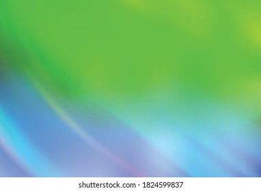 Diseño abstracto de vector verde claro y rosa claro. Una ilustración de color completamente nueva en un estilo borroso. Nuevo diseño de estilo para tu libro de marca.