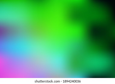 Light Pink, Green vector abstract blurred background. Modern abstract illustration with gradient. Background for a cell phone.