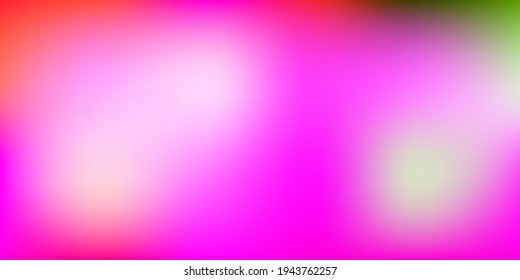 Light Pink, Green vector abstract blur pattern. Abstract colorful illustration in blur style with gradient. Best choice for your design.