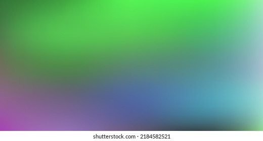 Hellrosa, grüne Vektorgrafik, abstrakte unscharfe Zeichnung. Farbige abstrakte Illustration mit unscharfem Farbverlauf. Design der Landing-Seiten.