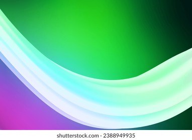 Pink claro, el fondo abstracto del vector verde borroso. Una ilustración de color completamente nueva en un estilo borroso. Nueva forma de tu diseño.