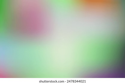 Rosa claro, Vector verde, fondo borroso abstracto. Ilustración colorida con degradado en estilo de semitonos. Su diseño para aplicaciones.
