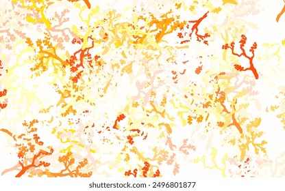 Rosa claro, fondo abstracto de Vector verde con hojas, ramas. Diseño decorativo en estilo indio sobre fondo blanco. Nueva Plantilla para su diseño.