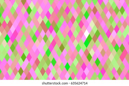 Light Pink, Green vector abstract polygonal template. A vague abstract illustration with gradient. A completely new template for your business design.