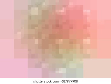 Light Pink, Green vector abstract textured polygonal background. Blurry rectangle design. Pattern can be used for background.