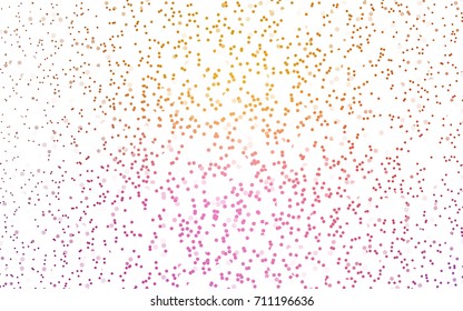 Light Pink, Green vector abstract pattern with circles. Geometry template for your business design. Background with colored spheres.